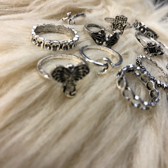 {LEAH} boho Fatima Elephant ring bundle - Picture 5 of 8